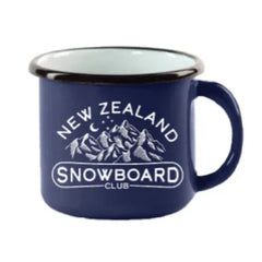 Snowboard Club Enamel Mug