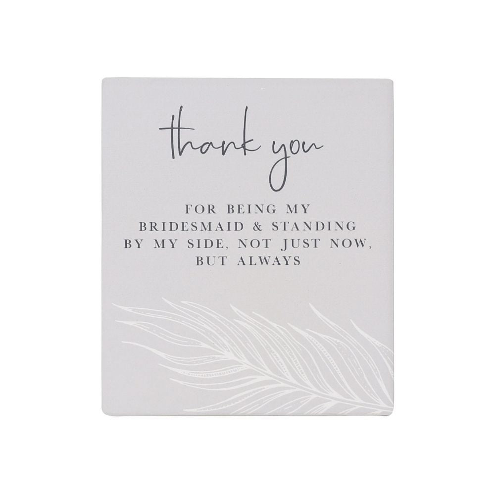 Wedding Verse - Thank You My Bridesmaid