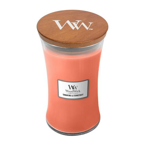 Large WoodWick Scented Soy Candle - Tamarind & Stonefruit