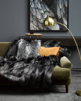 Alaskan Wolf Square Cushion