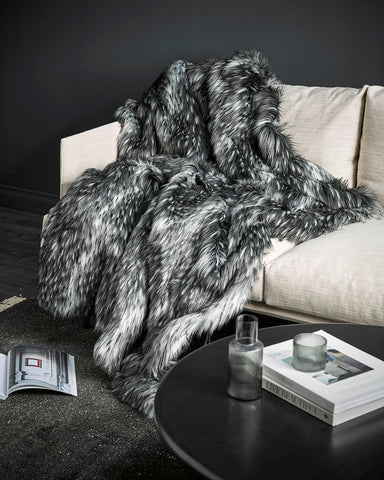 Alaskan Wolf Throw