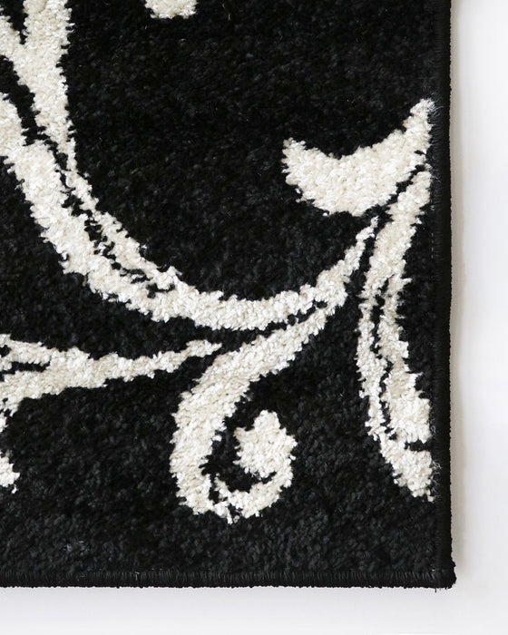 Alyssa Black/Grey Multi Floor Rug