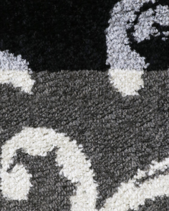 Alyssa Black/Grey Multi Floor Rug