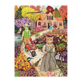 Galison Cottage Cats Foil Puzzle - 1000pc Multi-Coloured