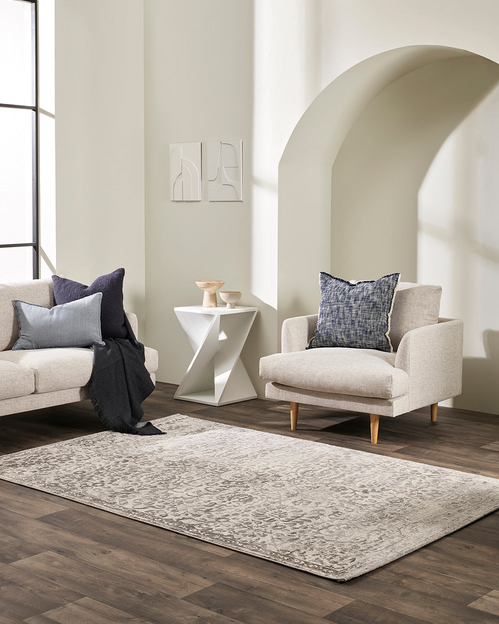 Arezzo Navy Cushion