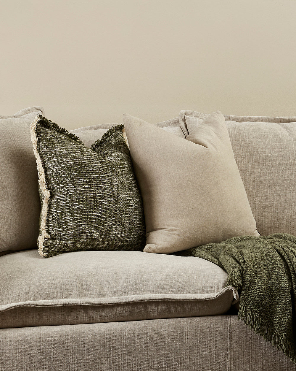 Arezzo Olive Cushion