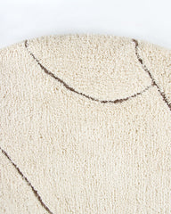 Aria Ivory Round Floor Rug