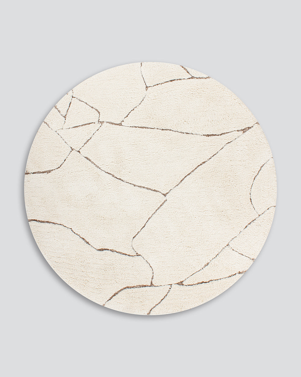 Aria Ivory Round Floor Rug