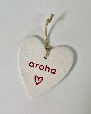 Ceramic Hearts by Michelle Bow - Aroha