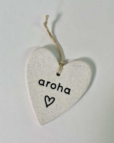 Ceramic Hearts by Michelle Bow - Aroha