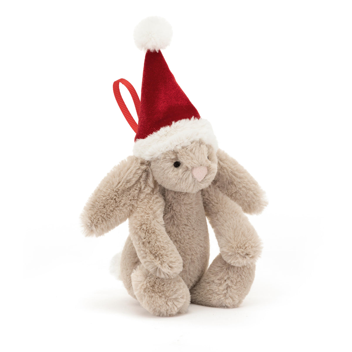 Jellycat Christmas Bashful Bunny Decoration