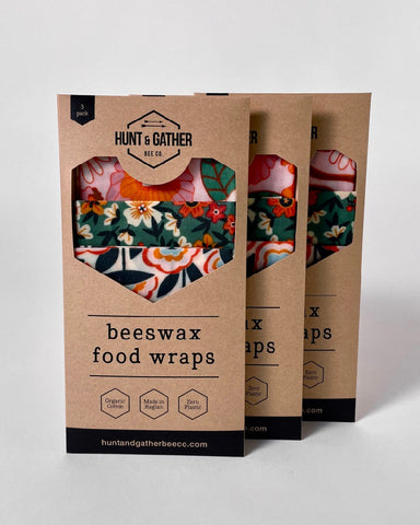 Beeswax Food Wraps - 3 Pack