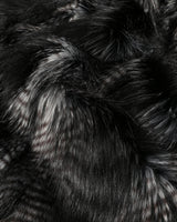 Black Coyote Square Cushion
