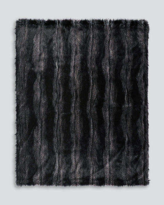 Black Coyote Throw