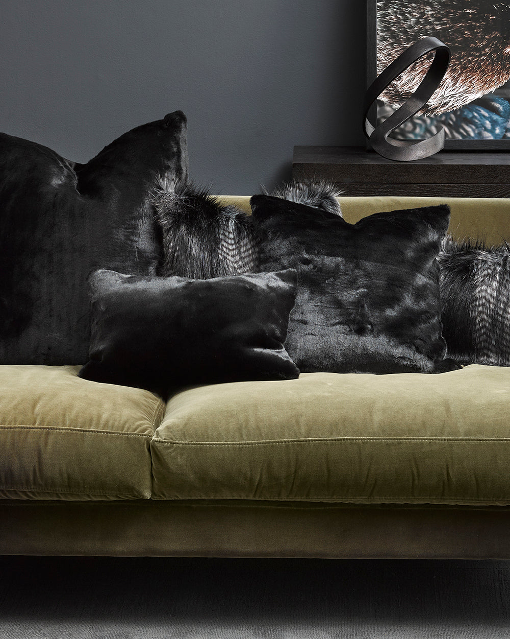 Black Panther Square Cushion