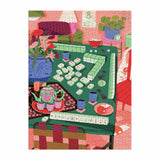 Galison Mahjong Social Puzzle - 1000pc Multi-Coloured
