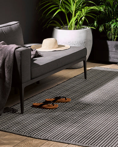 Byron Bay Charcoal Floor Rug