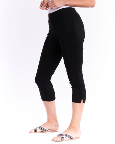 Crop Bengaline Pant - Black