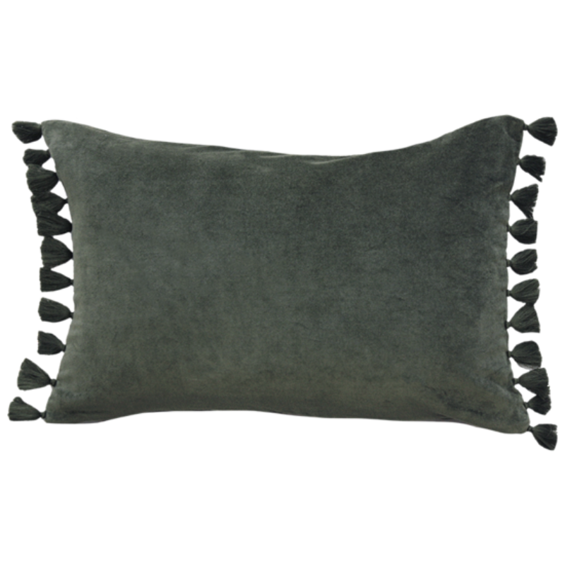 Este Velvet Cushion 35x53cm - Caper