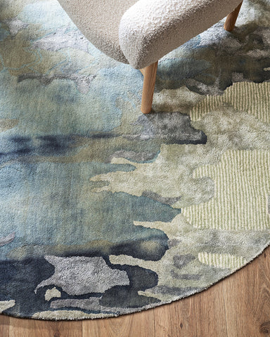 Cape Brett Round Floor Rug