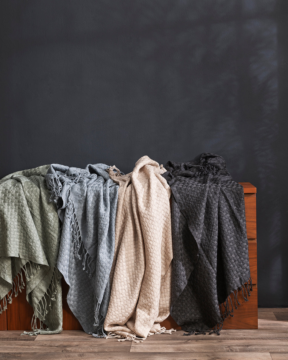 Capri Charcoal Throw