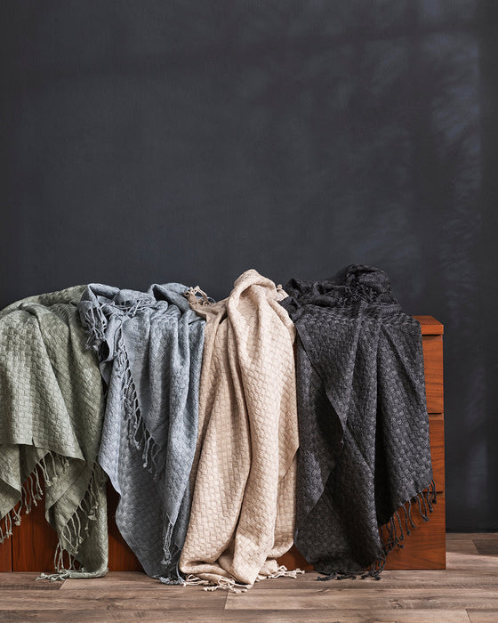 Capri Charcoal Throw