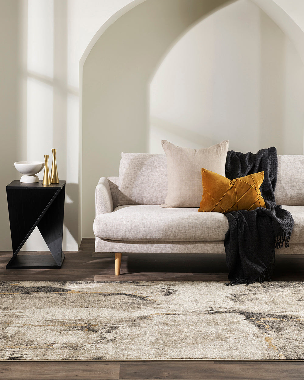 Capri Charcoal Throw