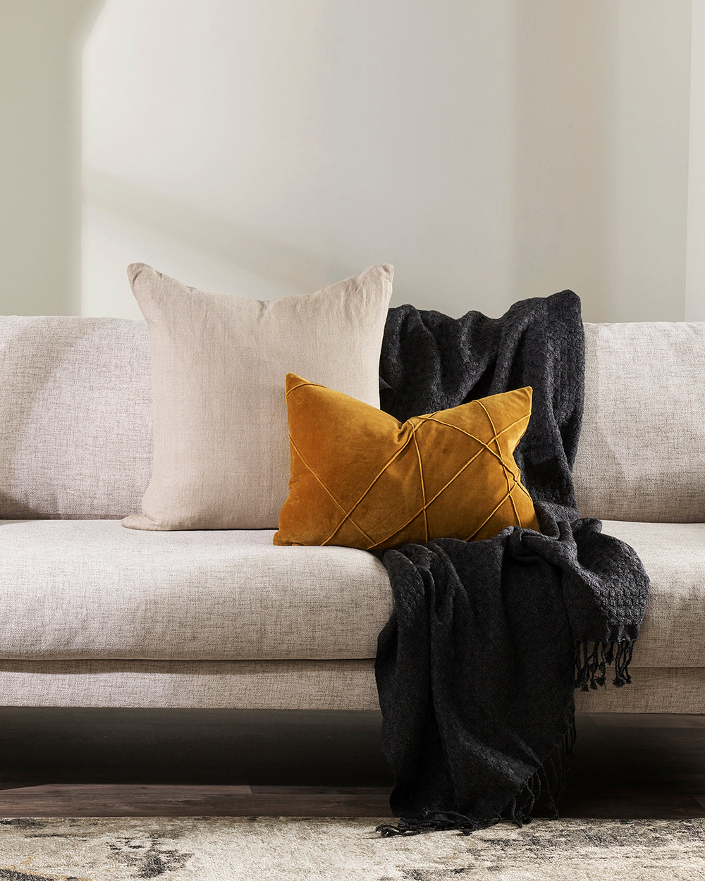 Capri Charcoal Throw