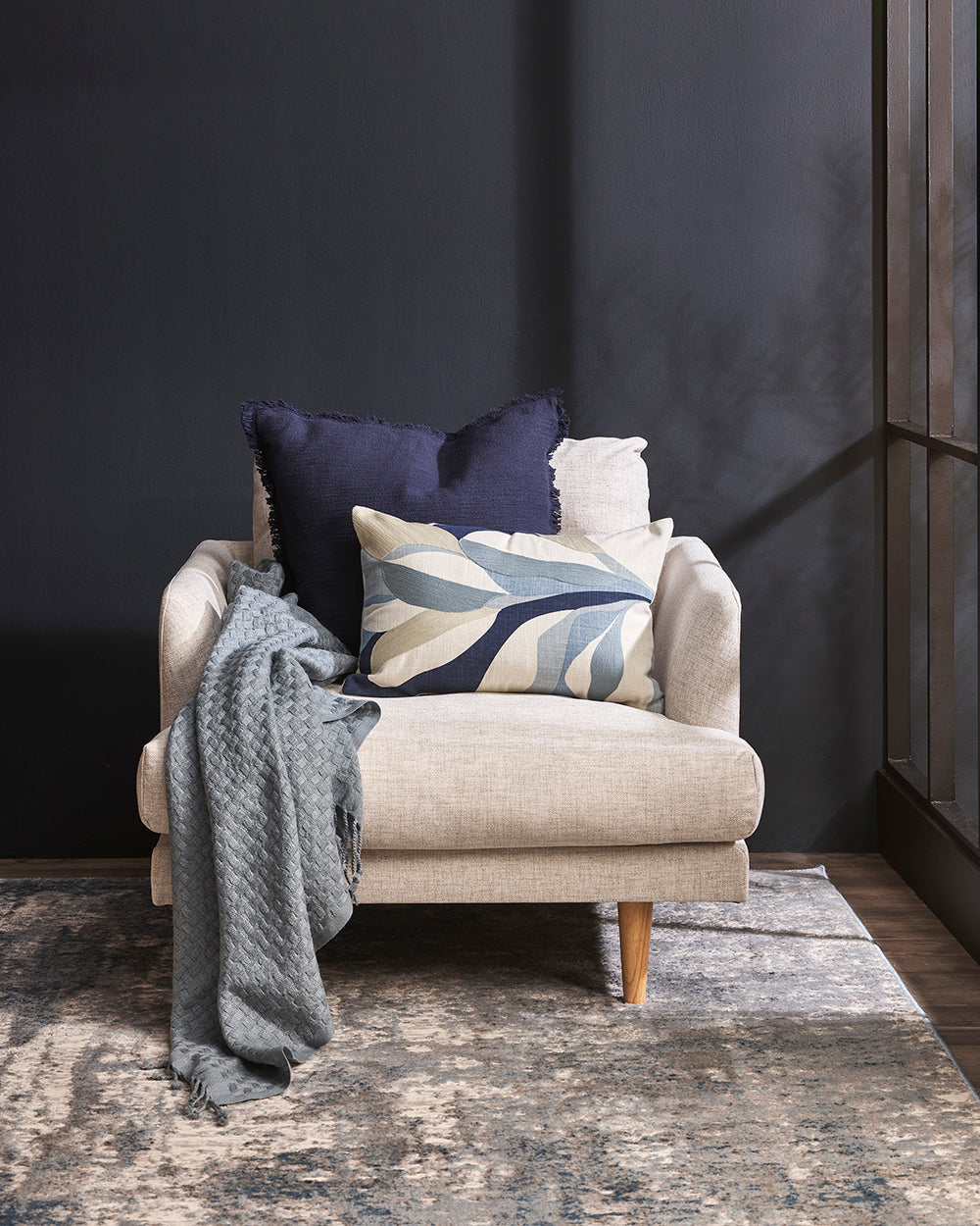 Capri Cloud Blue Throw
