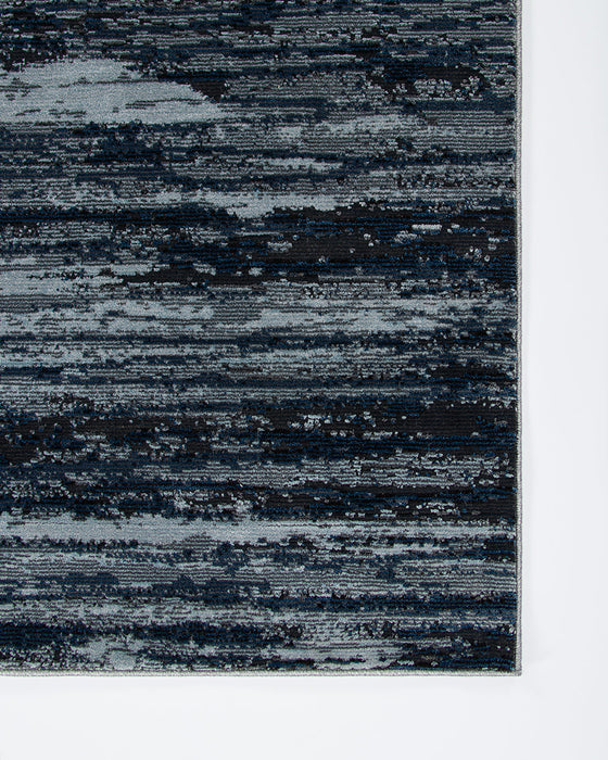 Caspian Navy Floor Rug