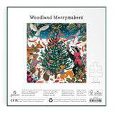 Galison Woodland Merrymakers Foil Puzzle - 500pc Multi-Coloured