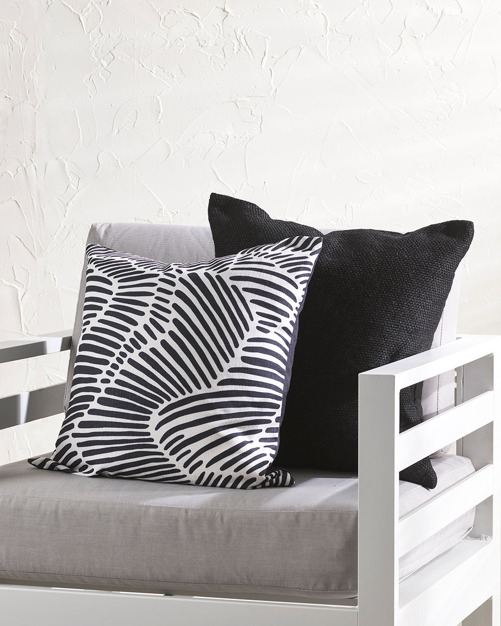 Contours Black Cushion