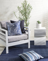 Contours Navy Cushion