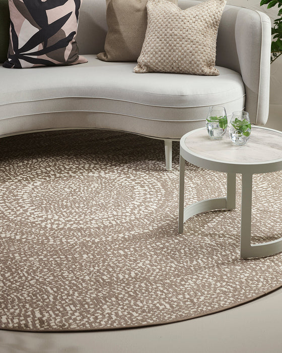 Cove Ecru Round Floor Rug