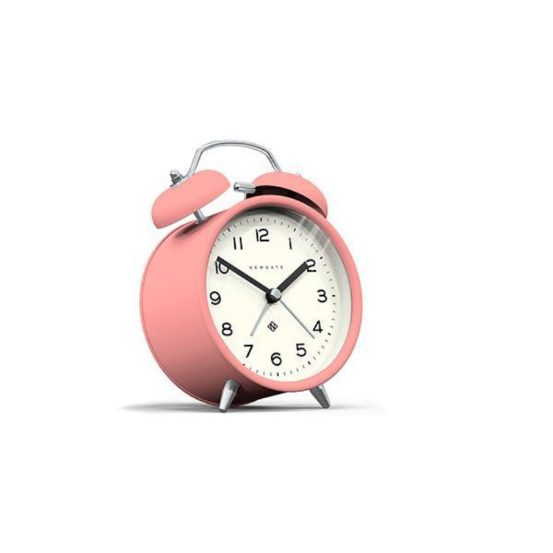 Charlie Bell Alarm Clock Pink