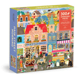 Galison Main Street Morning Puzzle - 300pc Multi-Coloured