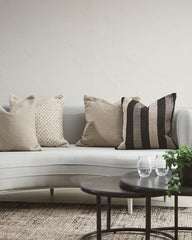 Easton Black/Taupe Cushion