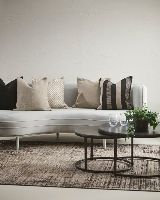 Easton Black/Taupe Cushion
