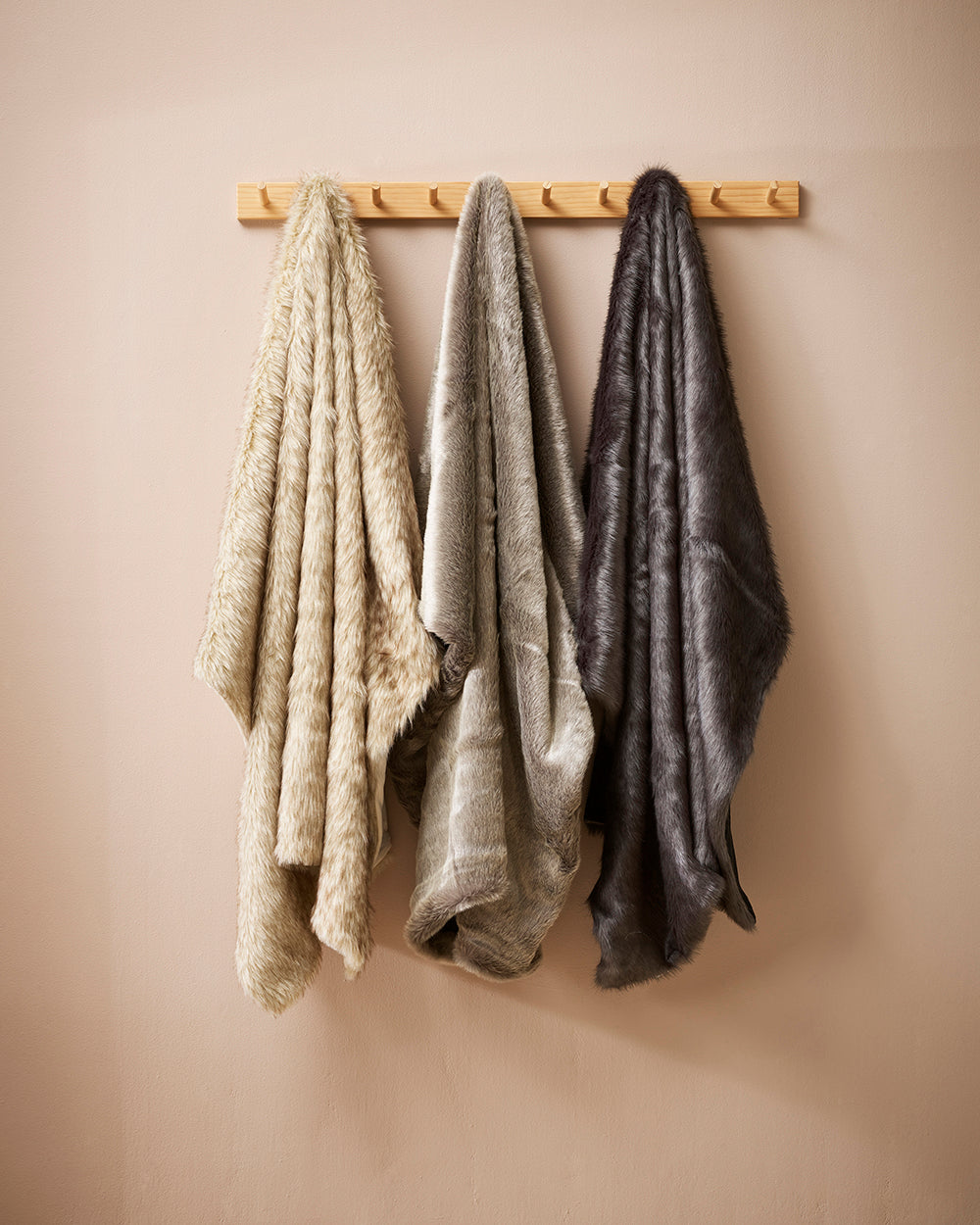 Peyton Faux Fur Throw