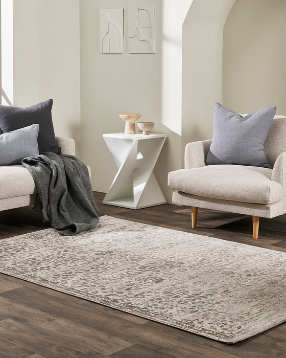 Eloise Silver Floor Rug