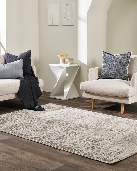 Eloise Silver Floor Rug