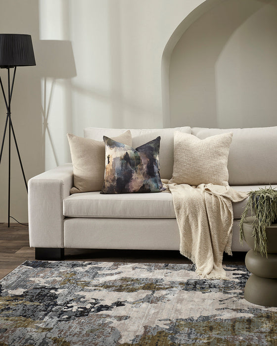 Emery Ink/Olive Floor Rug