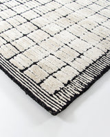 Enzo Black/Ivory 160x230cm Floor Rug