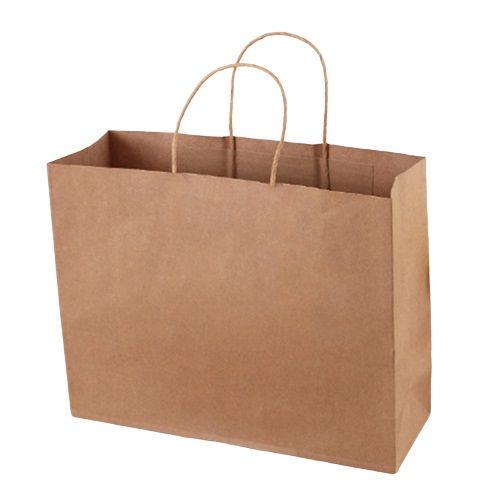 Kraft Paper Shopping Bag 28x32x16cm -12pcs