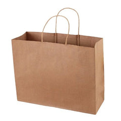 Kraft Paper Shopping Bag 28x32x16cm -12pcs