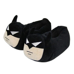 The Batman Soft Plush Slippers Adult Winter Warm Cartoon Home Shoes Gift 28CM