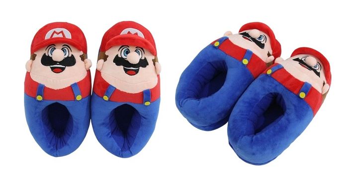 Anime Super Mario Soft Plush Slippers Women Men Cartoon Warm Home Indoor Shoes