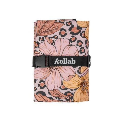 Mini Picnic Mat - Leopard Floral