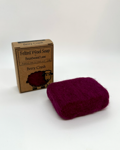 Felted Soap - Berry Crush