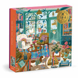 Galison Bookshop Afternoon Foil Puzzle - 500pc Multi-Coloured